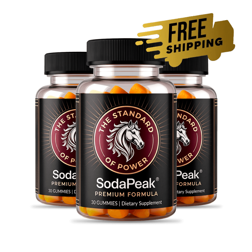 Soda Peak Premium Formula bottles with free shipping